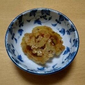 白ゴーヤのおかか和え